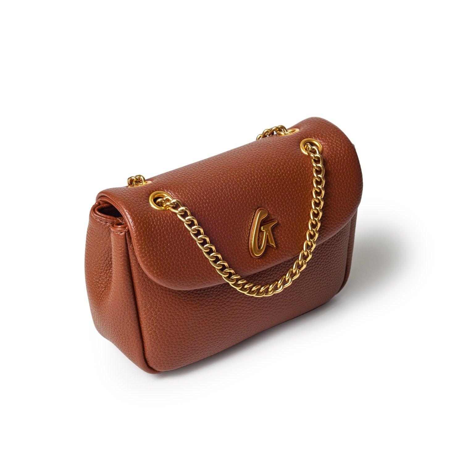 Mini Pebble Flap Bag in Brown - Stylish Crossbody Purse for Women, Perfect for Everyday Use, Work, and Travel