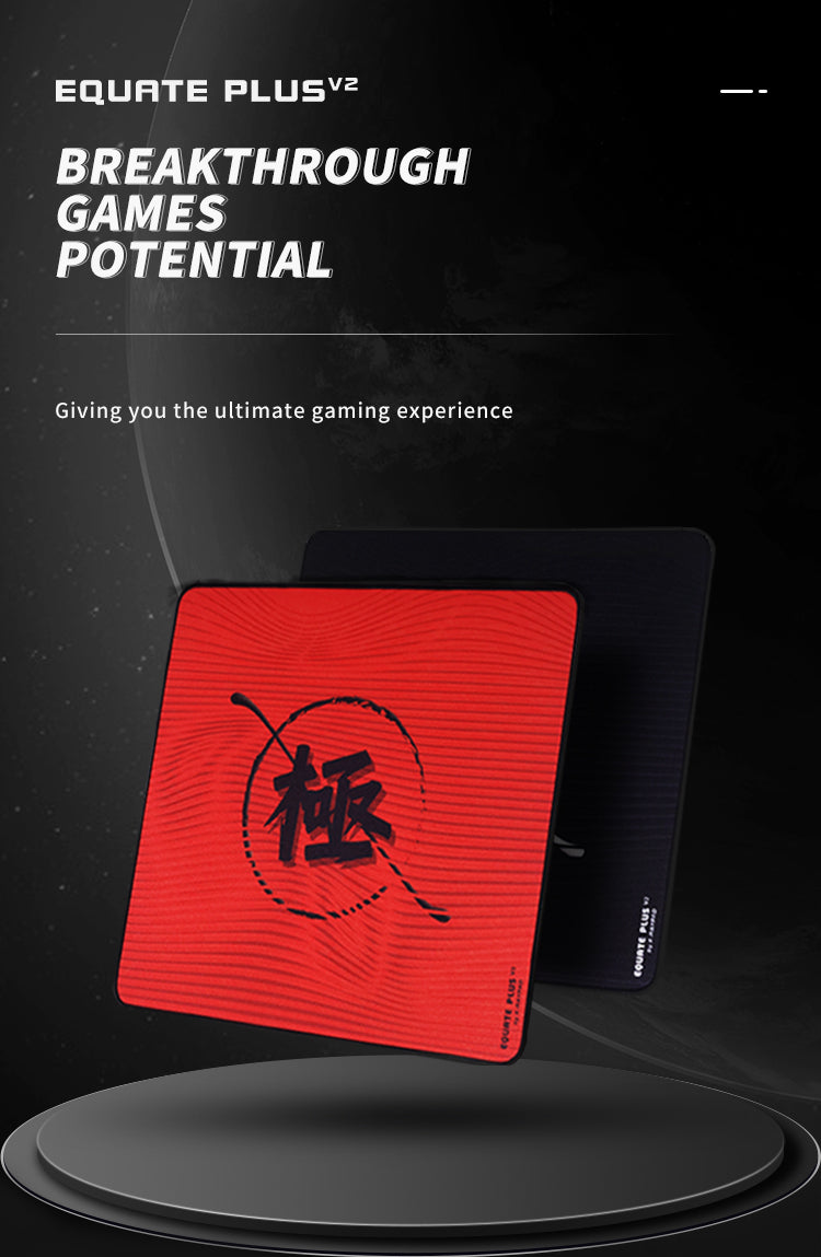 X Raypad Equate Plus V2 Gaming Mouse Pad - Large Blue Surface for Precision Control | Perfect for FPS, MOBA & Esports Gaming