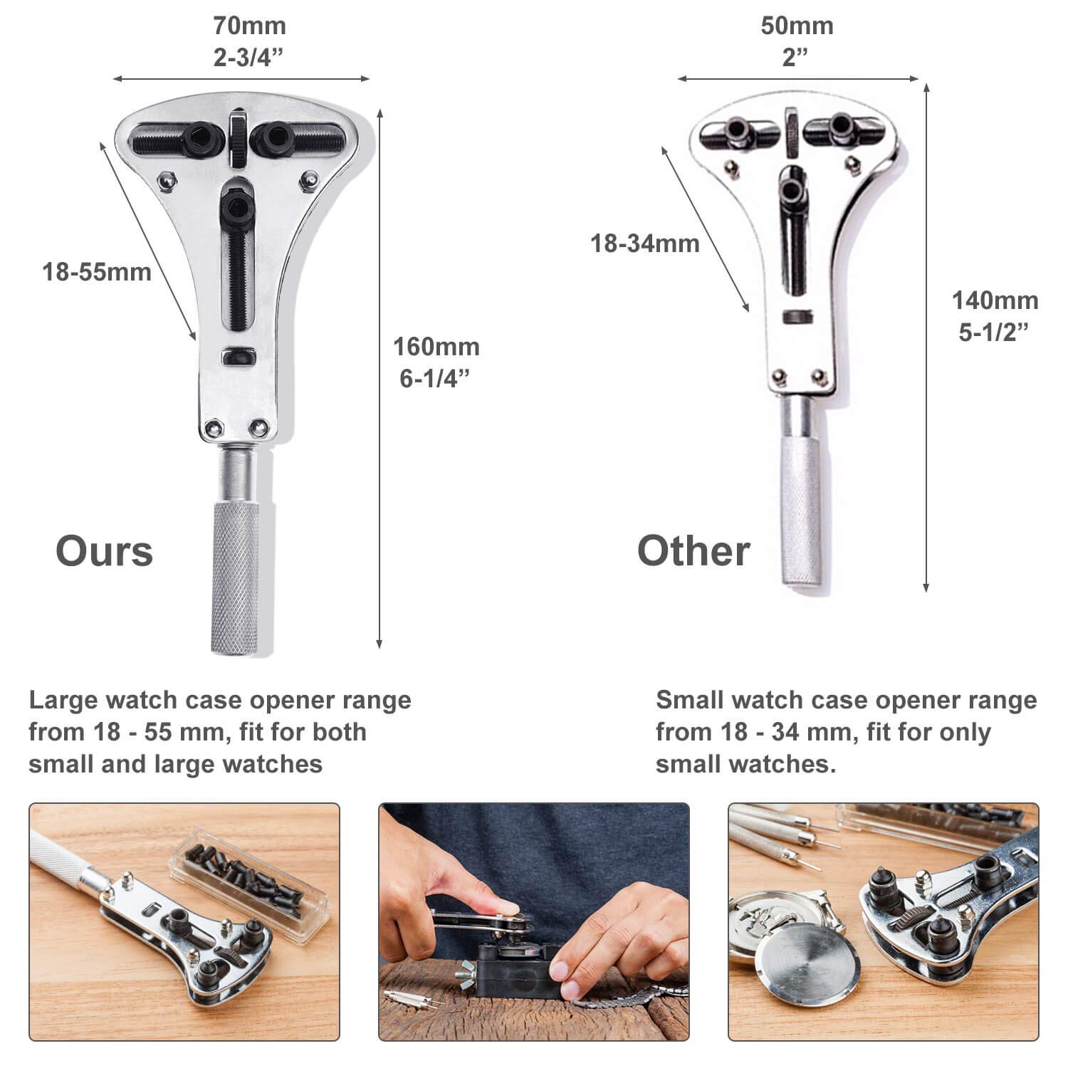 Anezus 187-Piece Professional Watch Repair Kit with Link Pin Remover & Case Back Opener - Complete Tool Set for Watch Battery Replacement, Band Sizing, Strap Adjustment & Maintenance (Ideal for Watchmakers, Jewelers & DIY Enthusiasts)