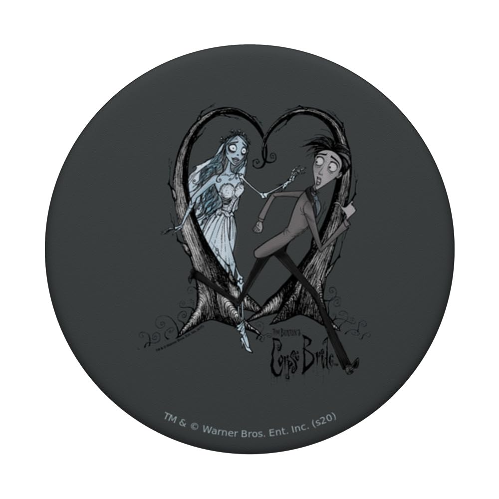 Corpse Bride Runaway Groom PopSockets Standard PopGrip - Swappable Phone Grip & Stand for iPhone, Samsung & Smartphones - Perfect for Movie Fans, Halloween & Gothic Style Lovers
