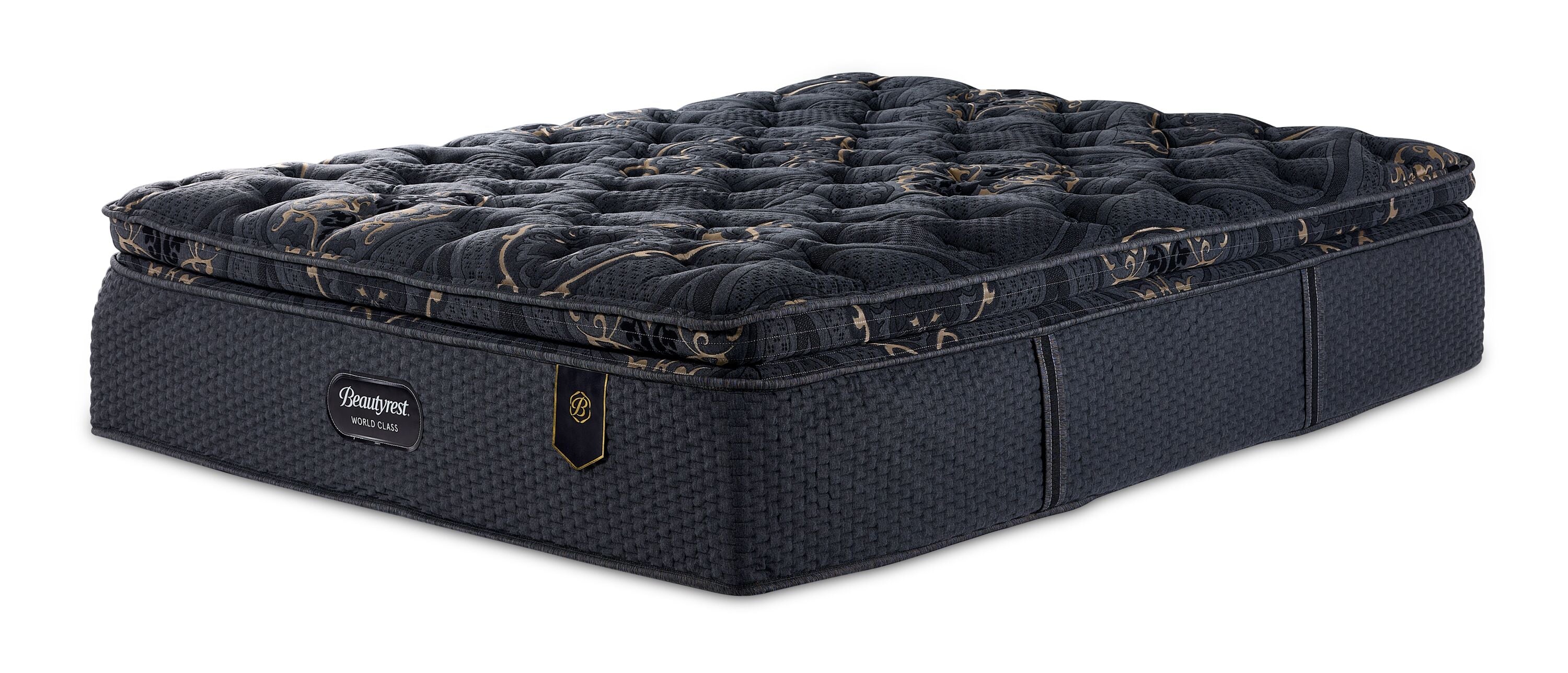 Beautyrest World Class Viscount Plush Mattress - Premium Luxury Memory Foam Mattress for Back Pain Relief & Pressure Relief - Perfect for Master Bedroom, Guest Room & Home Comfort