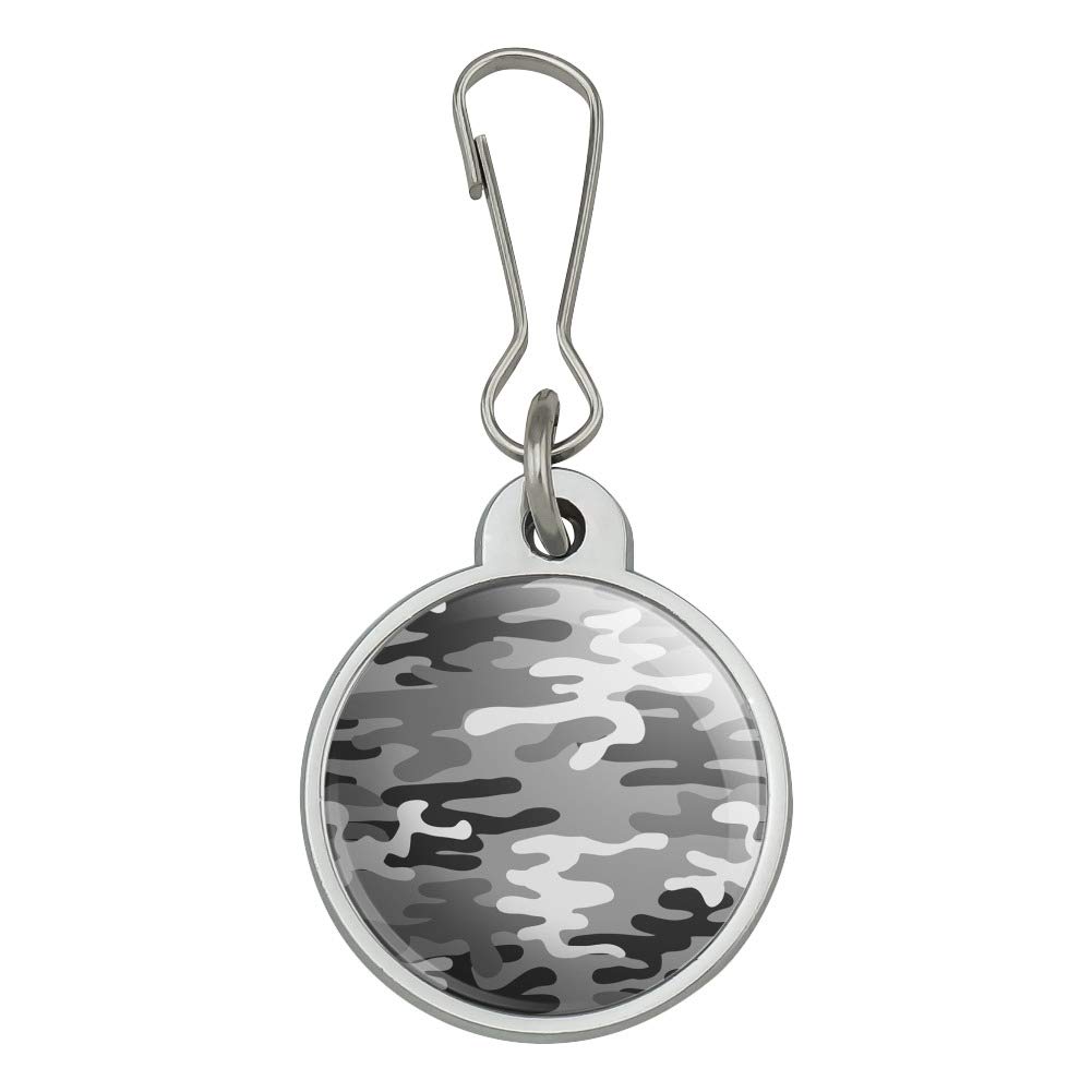 Snow Camouflage Zipper Pull Charms for Jackets, Handbags, Purses & Backpacks - Durable Luggage Accessories for Outdoor & Travel Use