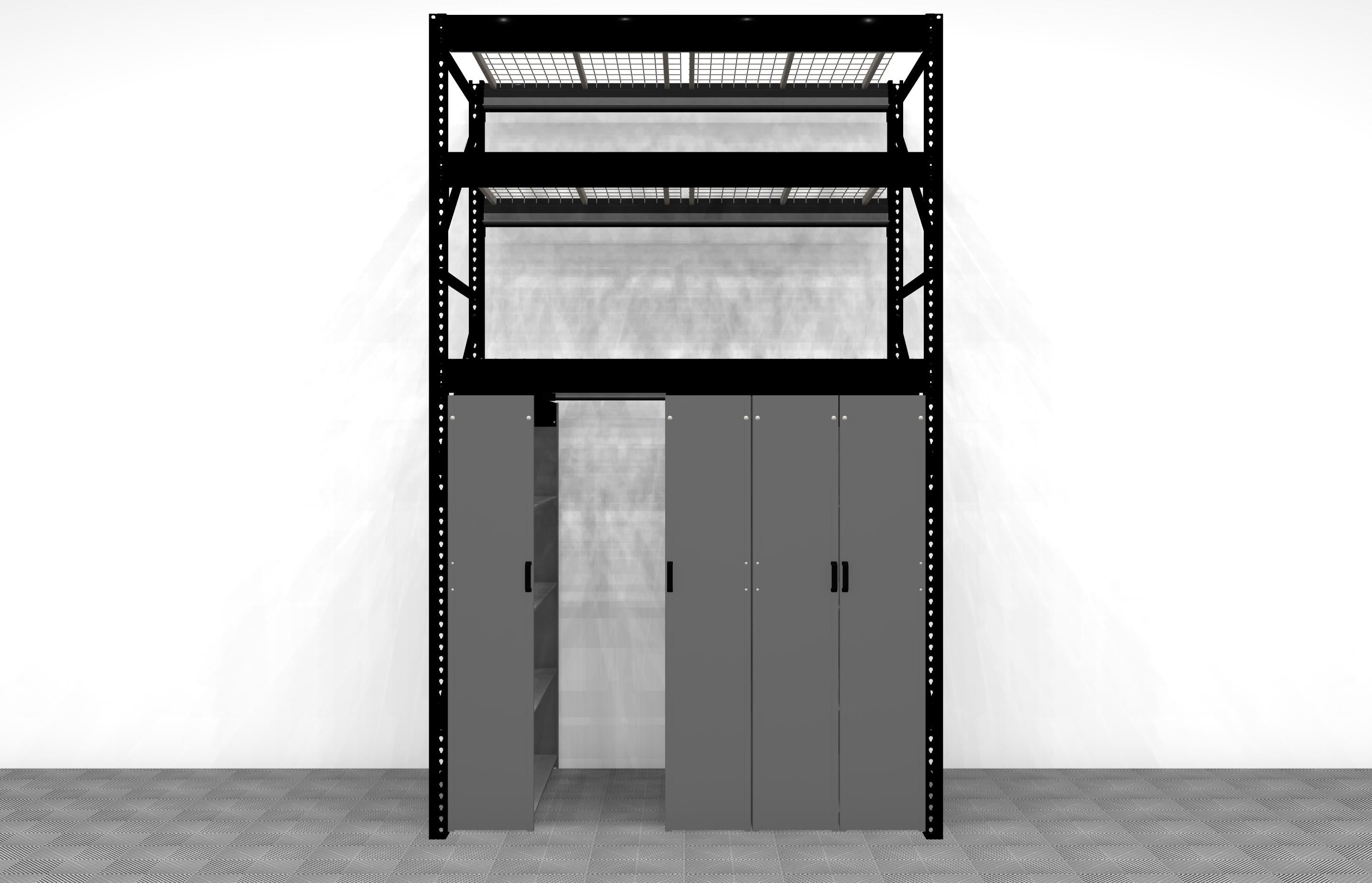 Levrack Heavy Duty Storage Shelving Units - Durable Metal Shelves for Garage, Warehouse & Home Organization