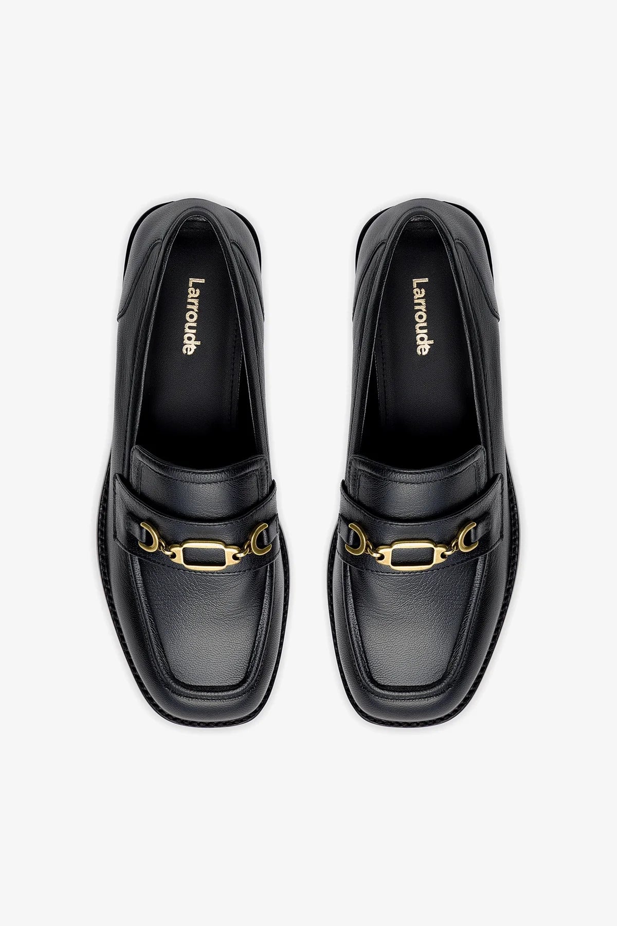Black Leather Patricia Loafers for Women - Comfortable Slip-On Shoes for Office, Casual & Travel Wear