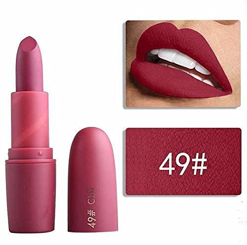 Miss Rose Professional Matte Waterproof Lipstick - Shade Chii (49), 3g | Long-Lasting, Smudge-Proof Lip Color for Everyday Wear, Parties & Special Occasions