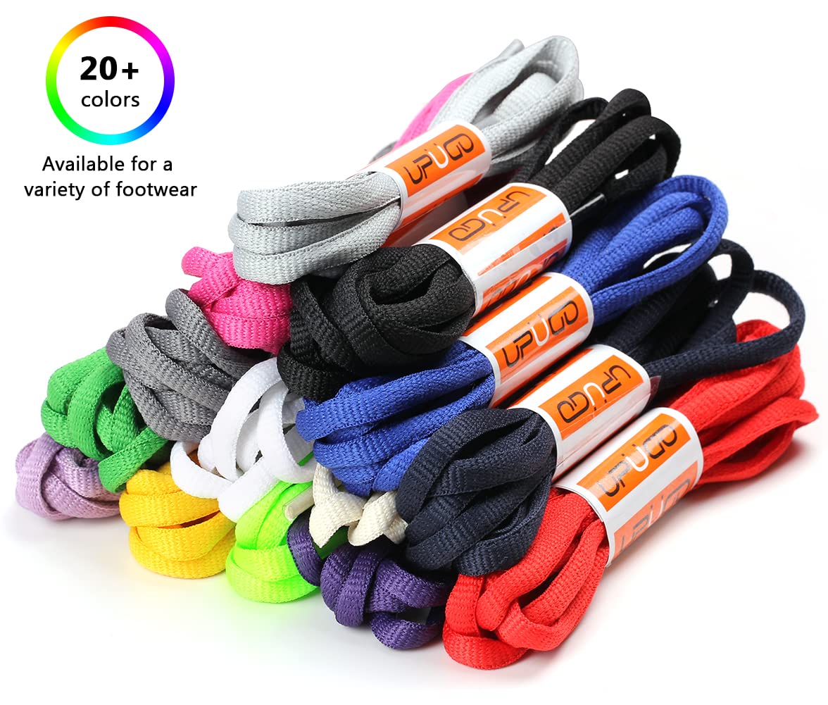 UpUGo 3 Pair Oval Shoe Laces - 1/4
