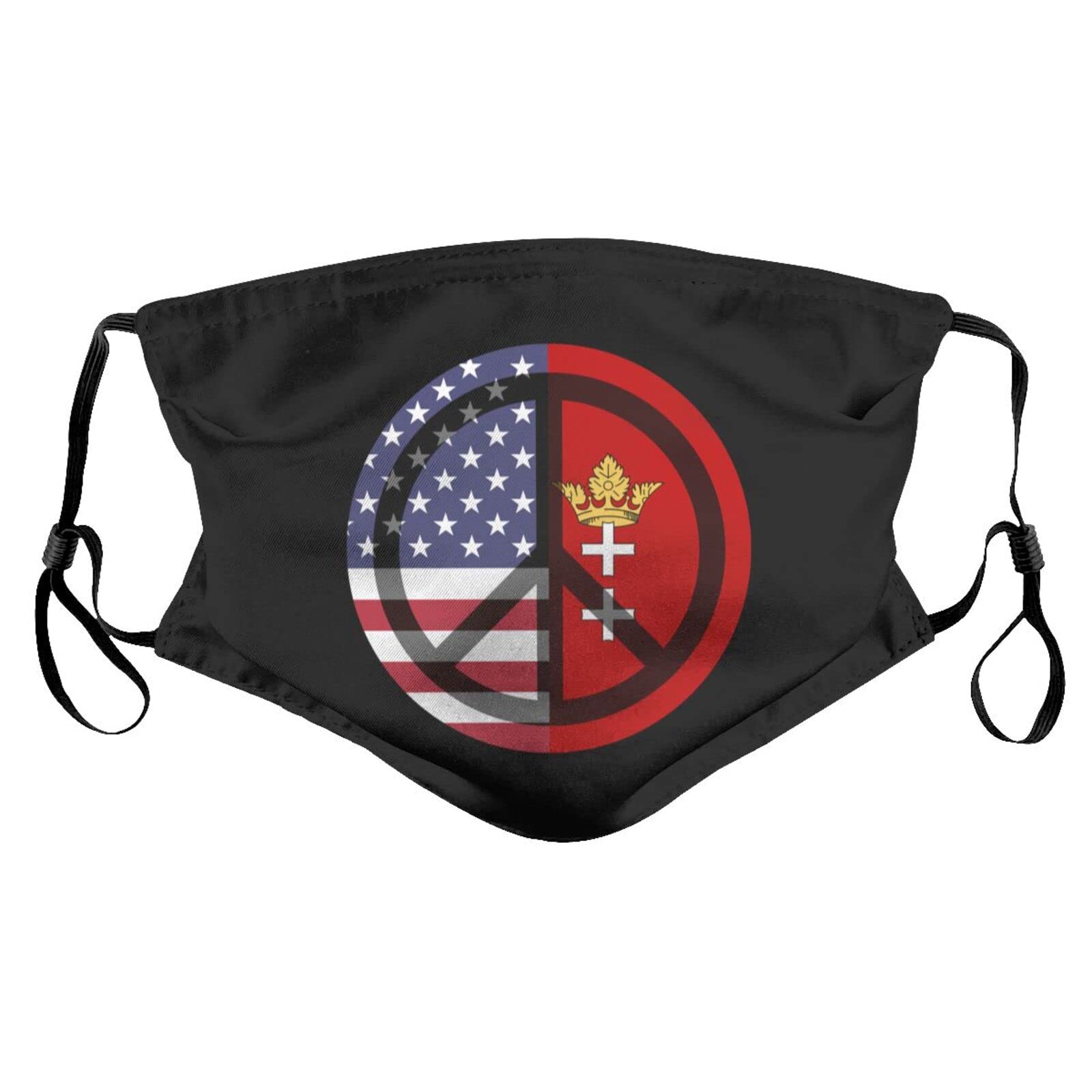Reusable Face Mask with Filters for Men, Women & Kids - Breathable Comfort for Daily Use, Travel & Outdoor Activities | Peace Forever Design