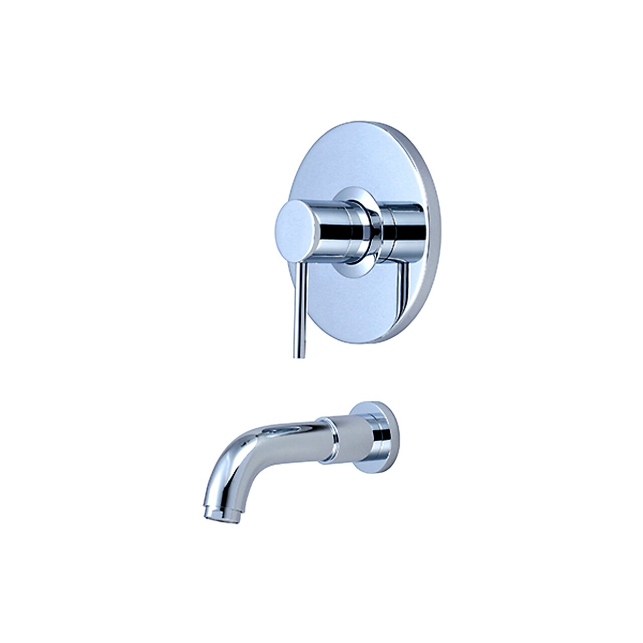 Pioneer 4MT200T Single Handle Bathtub Faucet Trim Kit with PVD Polished Chrome Finish - Perfect for Modern Bathroom Renovations and Luxury Home Upgrades