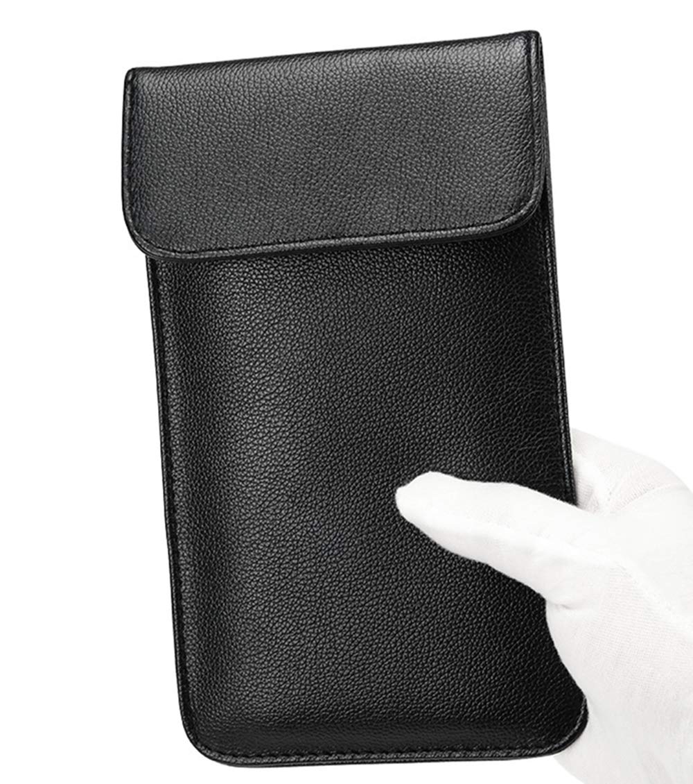 Premium Faraday Bag for Phone & Keys - RFID Signal Blocking Pouch, Anti-Spying Anti-Tracking GPS Shielding Case for Passport, Wallet & Car Key FOB - Perfect for Privacy Protection, Travel Security & EMF Radiation Shielding
