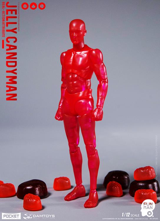 1/12 Scale Jelly Candyman Action Figure by Damtoys - Highly Articulated Collectible Toy for Display & Photography - Perfect for Anime Fans, Cosplay Props, and Model Enthusiasts