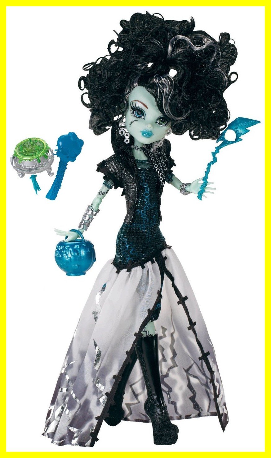 Monster High Ghouls Rule Frankie Stein Fashion Doll - Collectible Toy for Kids & Fans | Perfect for Halloween, Birthday Gifts & Display Collections