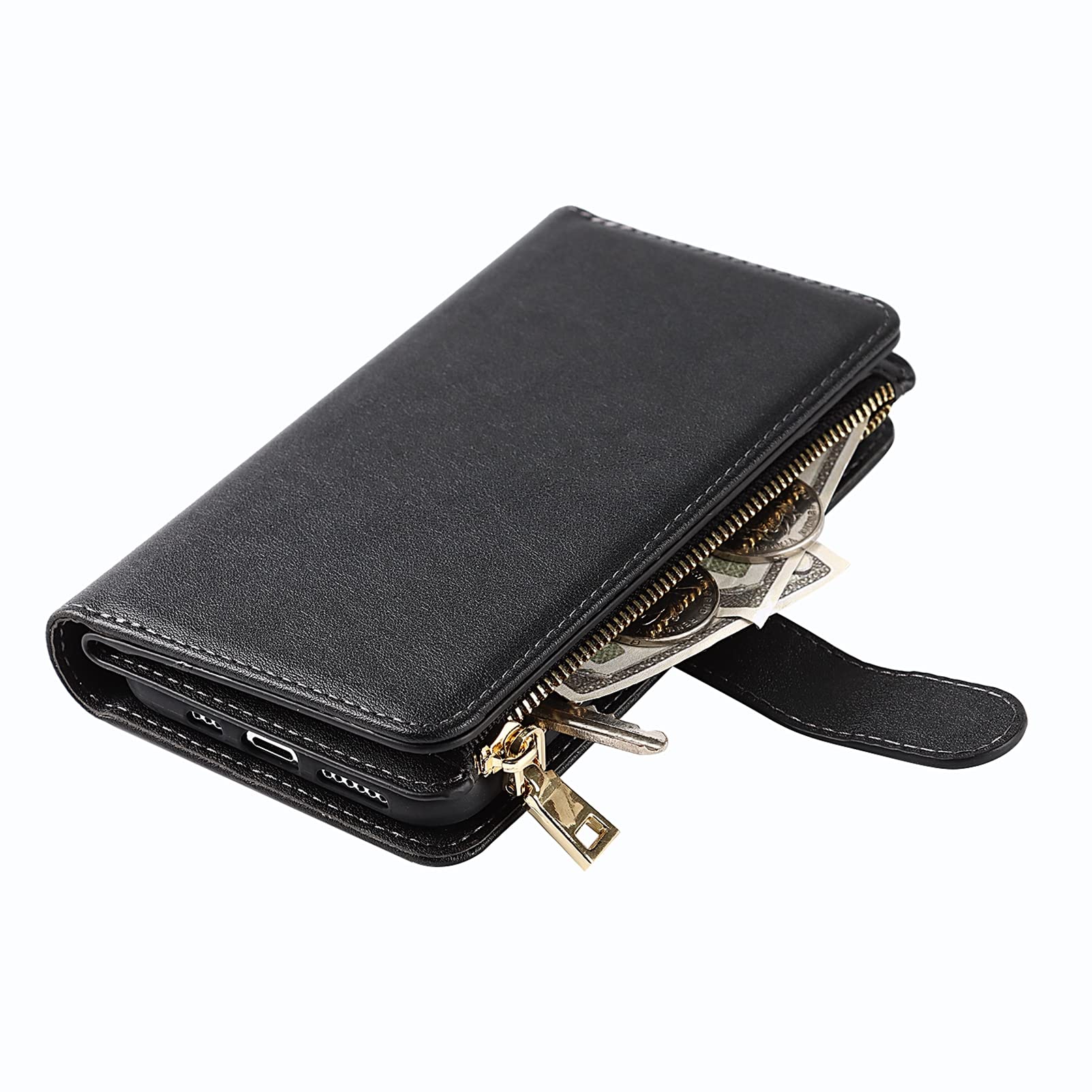 Premium PU Leather iPhone 11 Pro Max Wallet Case (6.7