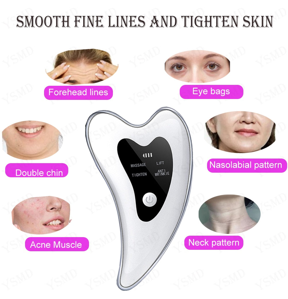 Electric Facial Massager for Relaxation & Skin Care - Rechargeable & Portable for Home & Travel Use