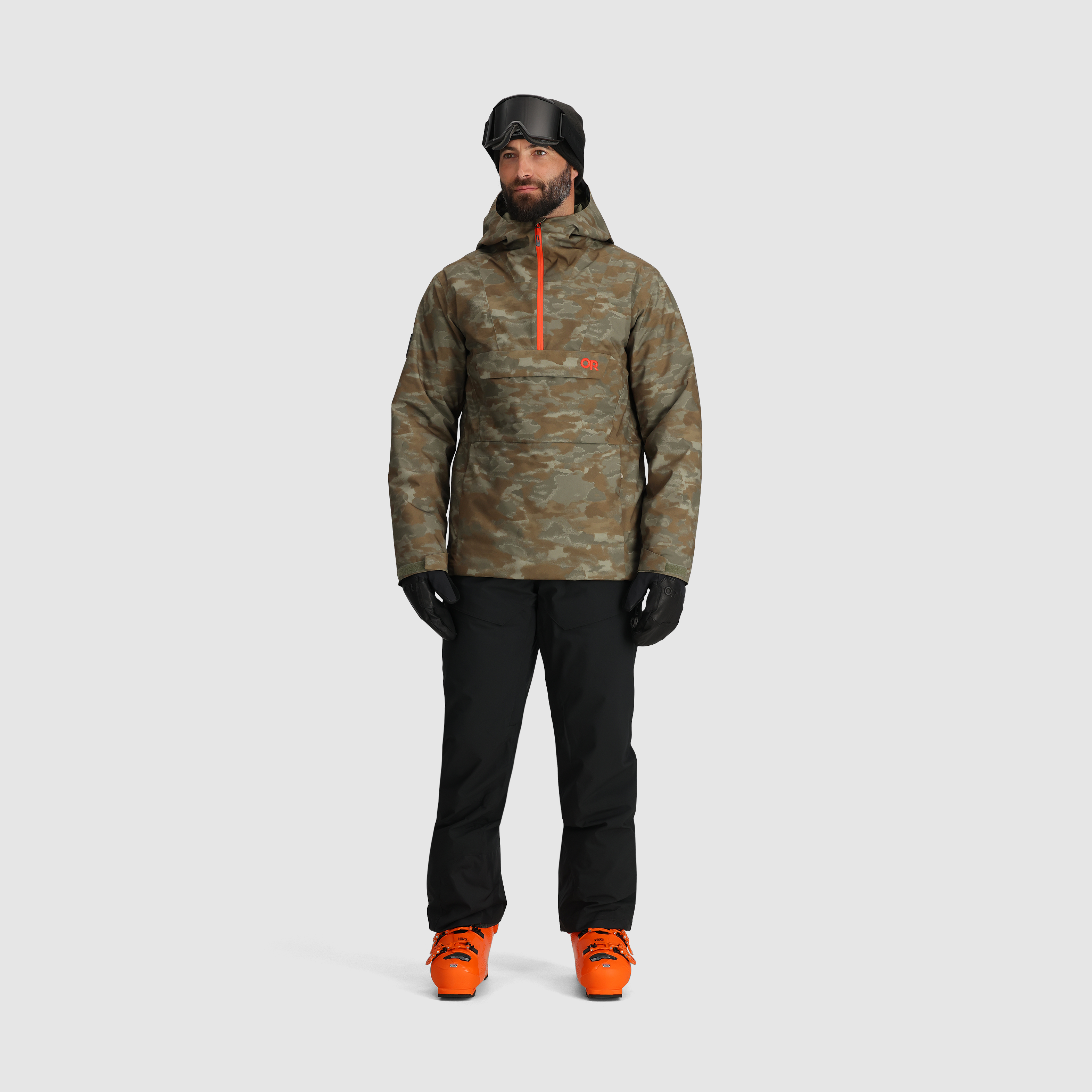 Men's Insulated Snow Bib Overalls - Waterproof Winter Ski Pants for Snowboarding & Outdoor Activities
