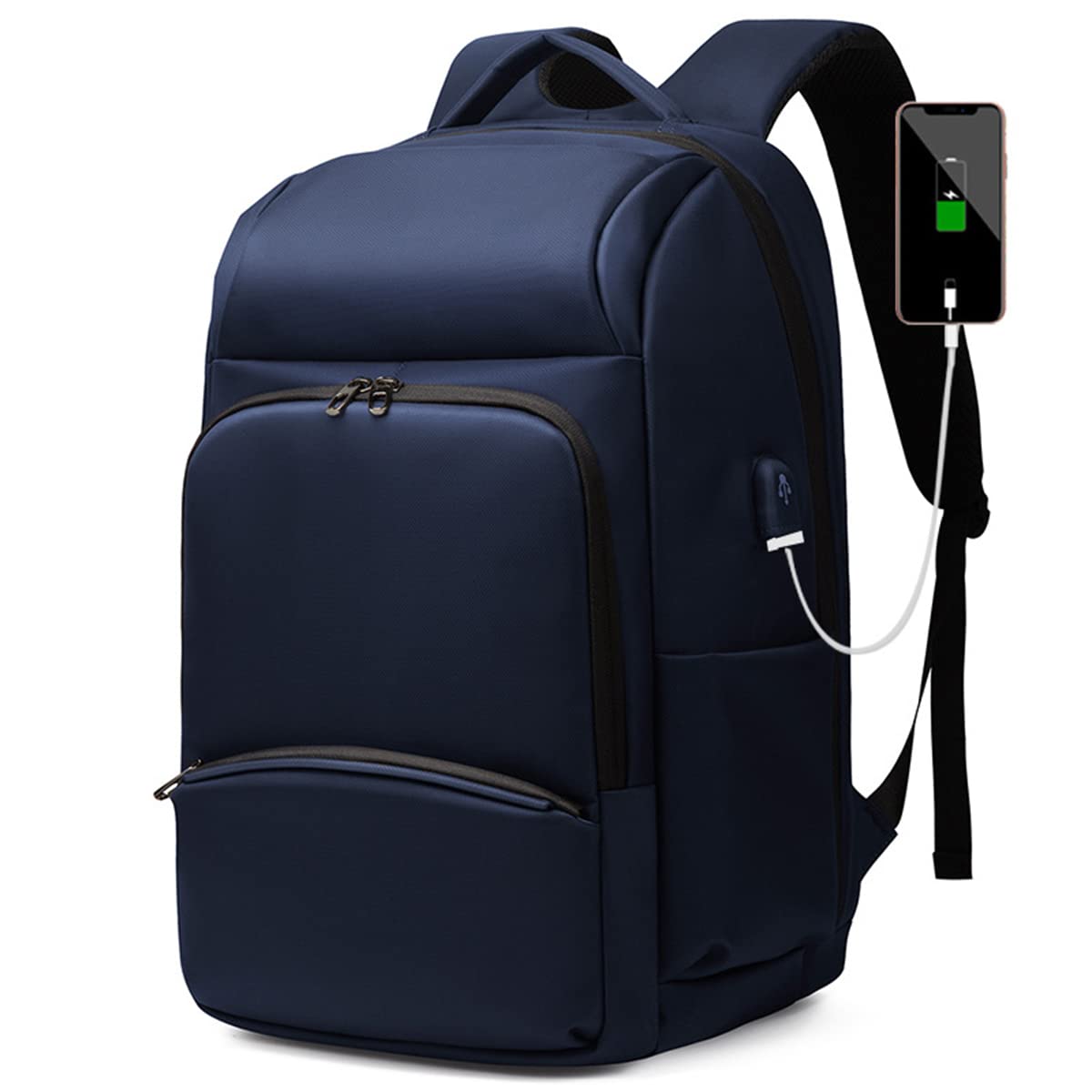 Men's College Laptop Backpack for 15 Inch Laptop - Multi-Compartment USB Charging Business Backpack - Lightweight Daypack for School, Work & Travel