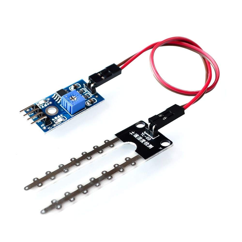 FW1S Soil Moisture Sensor - Digital Hygrometer for Plants, Humidity Detection Module for Gardening, Farming & Indoor Plants - Perfect for Smart Irrigation & Greenhouses