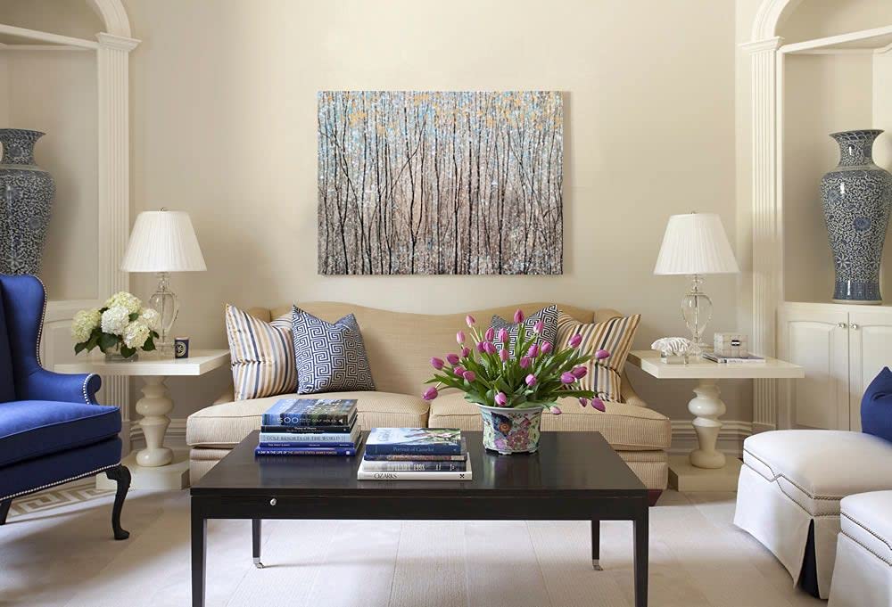 SYGALLERIER Hand-Painted Abstract Forest Canvas Wall Art - Textured Brown & Black Tree Painting with Gold Foil, Modern Rustic Decor for Farmhouse, Living Room, Bedroom, Bathroom - Perfect for Nature-Inspired Home & Office Interior Design