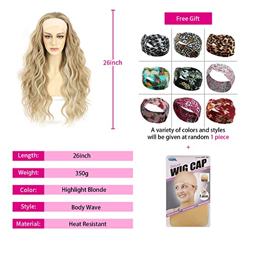 Stylish Synthetic Headband Wig for Women - Comfortable & Fashionable Hair Accessory for Cosplay, Daily Wear & Special Occasions
