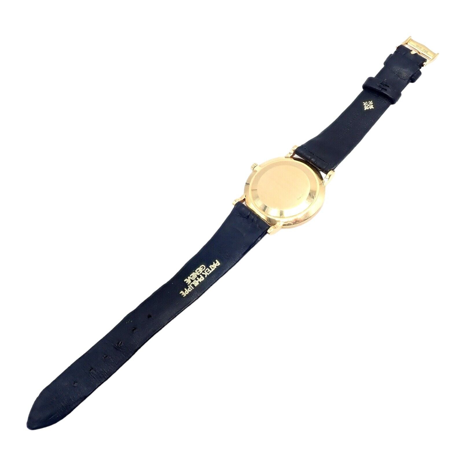 Patek Philippe Calatrava 18k Yellow Gold Men's Watch with Roman Dial - Manual Wind Luxury Dress Watch for Formal Events & Business Occasions