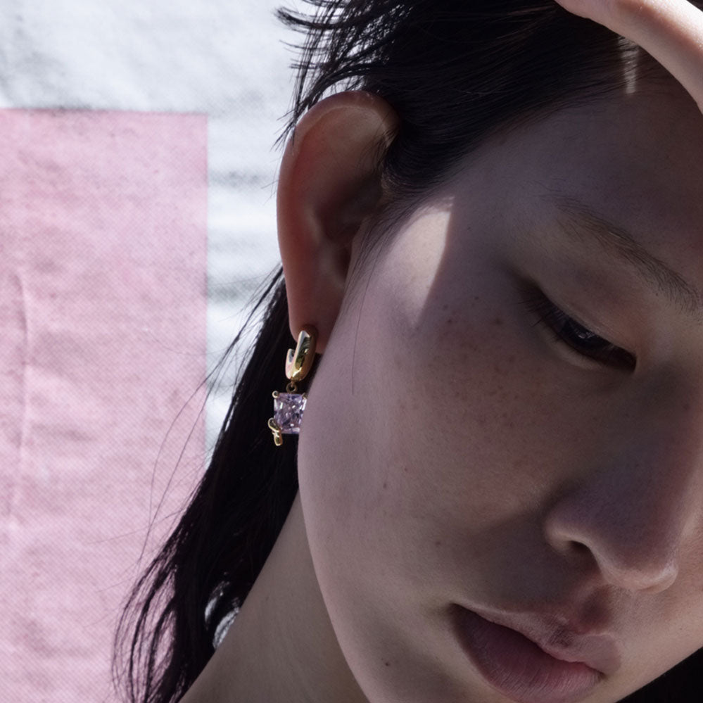 Omotesando Cider Hoop Earrings - 14K Gold Plated Fashion Jewelry for Women - Perfect for Parties, Weddings & Everyday Wear