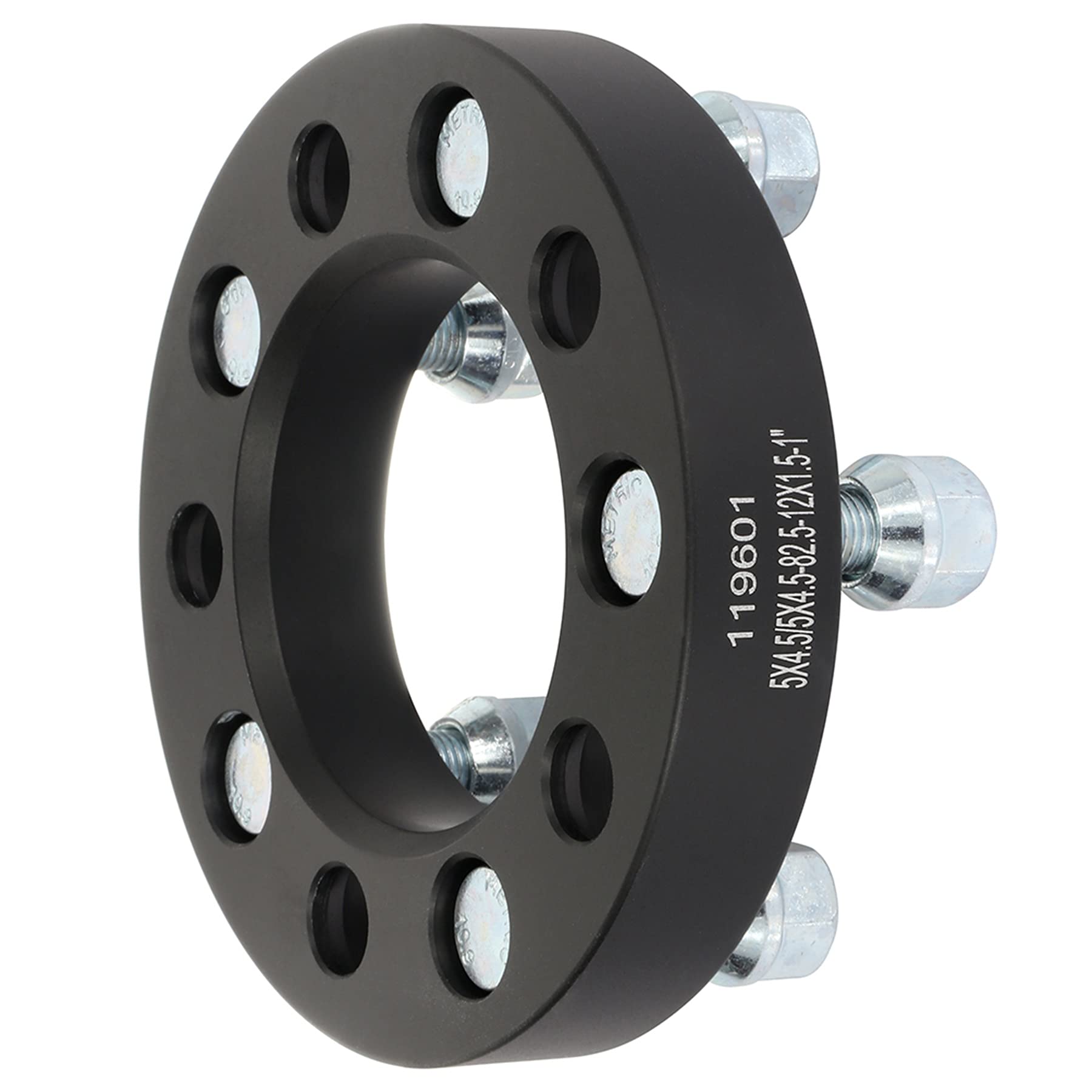 2-Pack 5x114.3 to 5x114.3 Wheel Spacers (5 Lug 5x4.5 to 5x4.5) 12x1.5 Thread 82.5mm Hubcentric - Compatible with Acura RSX/TL/TSX - Enhance Stance & Performance for Street Racing & Custom Builds