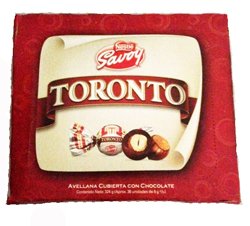 Savoy Toronto Nestle Avellana Chocolate Covered Hazelnuts 324g (36 Pieces, 8 Pack) - Perfect for Gifts, Parties & Snacking