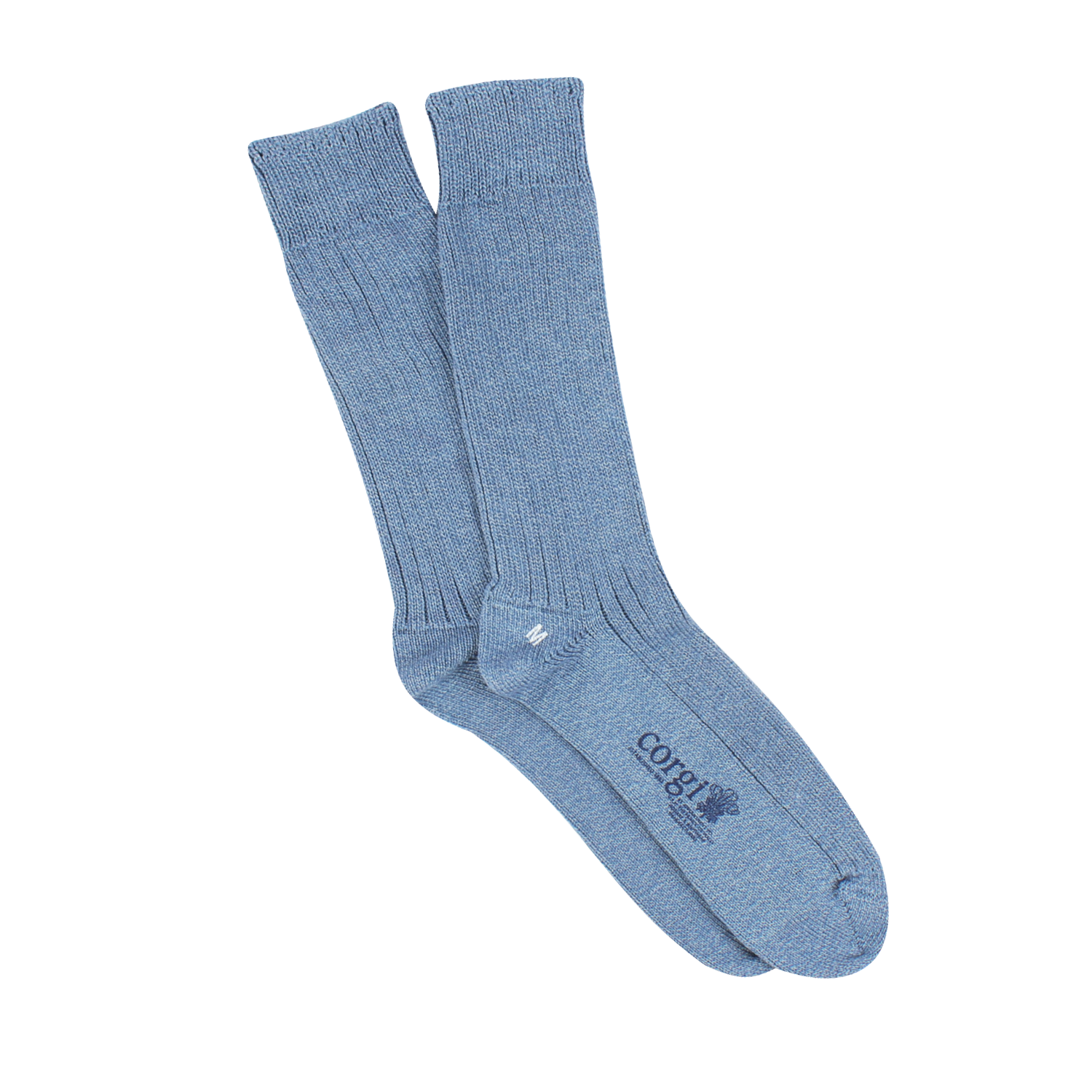 Men's Pure Cotton Marl Boot Socks - Soft & Breathable Hiking Socks for Outdoor Activities, Work & Winter Wear