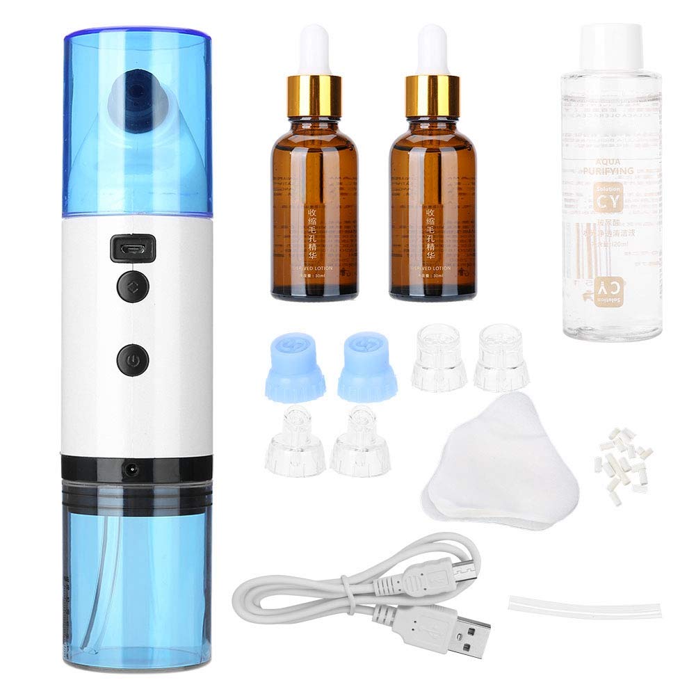 Portable Electric Pore Cleaner & Blackhead Remover - Mini Facial Cleanser for Acne & Pimple Treatment - Perfect for Travel, Home & Spa Skincare Routine