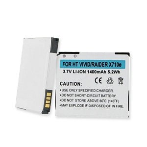 Original HTC Vivid / Raider 4G X710E 3.7V 1400mAh Li-Ion Replacement Battery - Compatible with HTC Vivid 4G & Raider 4G Smartphones - Long Lasting Power for Work, Travel & Daily Use