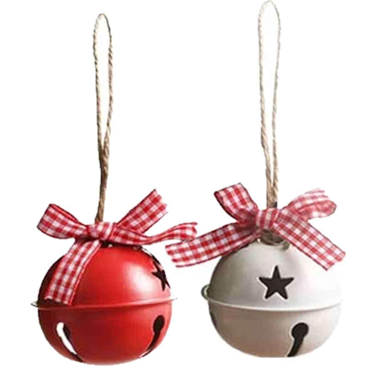 20Pcs Christmas Metal Bell Tree Decorations - Holiday Ornament Set for Christmas Tree, Wreath, Party & DIY Crafts | Perfect for Home Decor, Gift Giving & Festive Celebrations