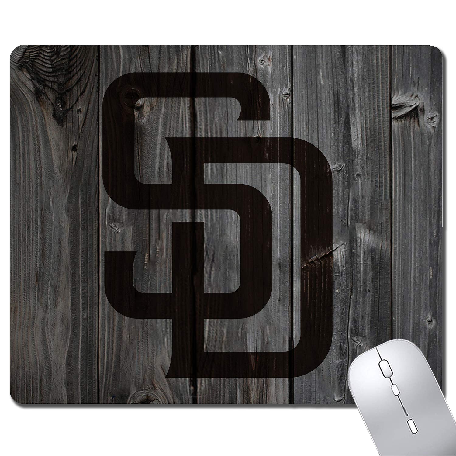 Premium Wood Grain Design Non-Slip Gaming Mouse Pad - Large Ergonomic Computer Mousepad with Rubber Base for Laptop & PC Desk - Perfect for Office Work, Gaming & Home Office Setup