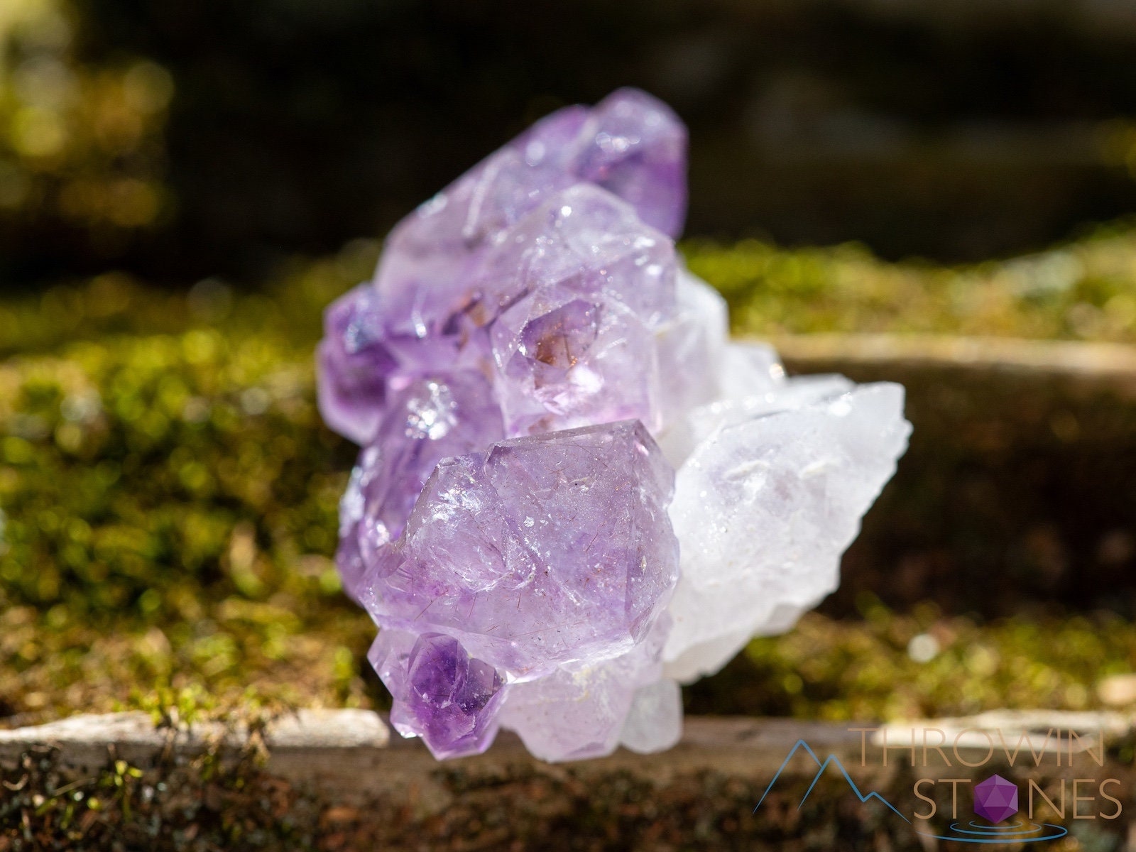 Natural Amethyst Raw Crystal Cluster - February Birthstone, Healing Stone, Unique Spiritual Gift for Women & Men, Boho Home Decor, Meditation & Energy Healing Use