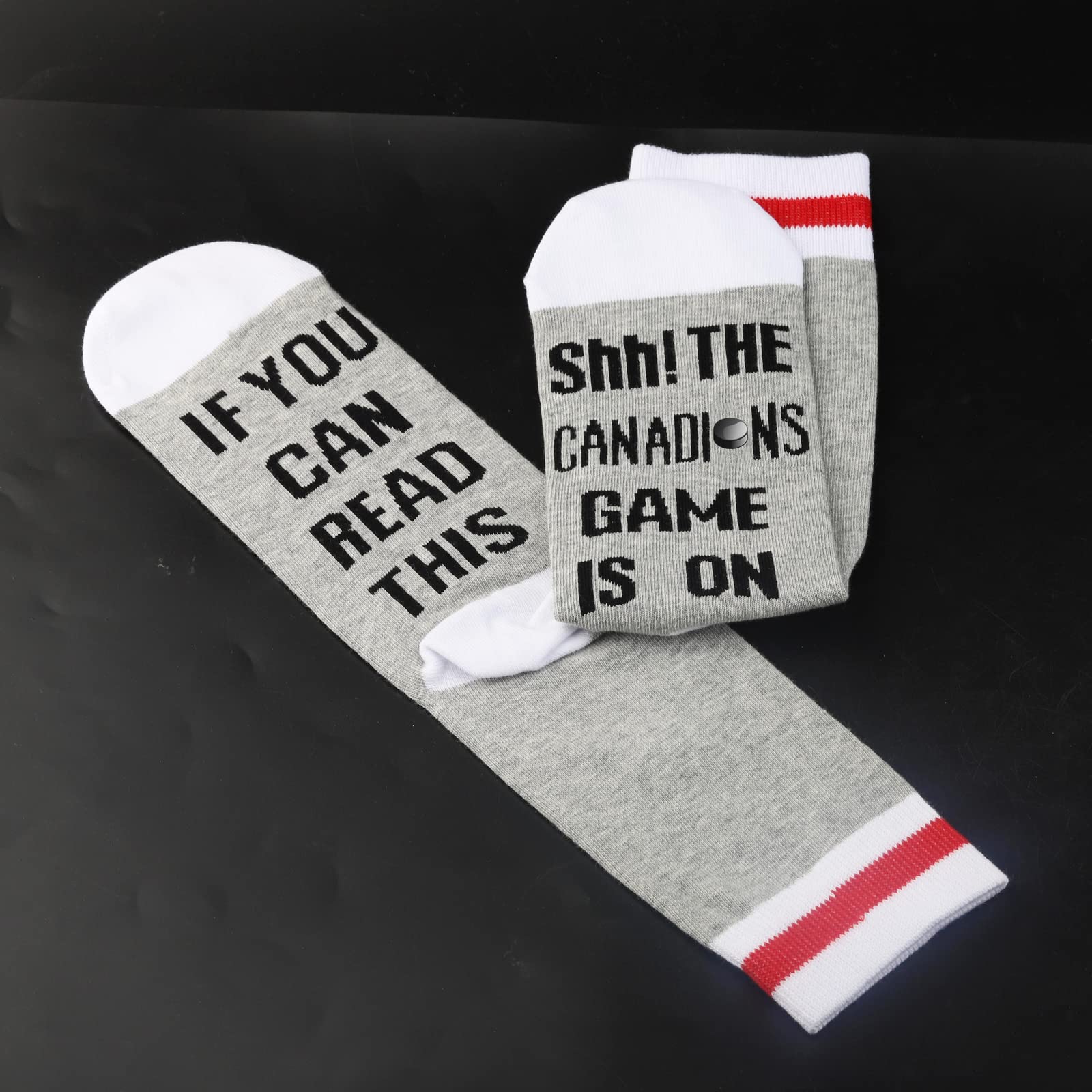 Best Ice Hockey Socks for Players & Fans - Funny Hockey Gift for Birthday & Sports Enthusiasts | Perfect for Games, Training & Fan Support