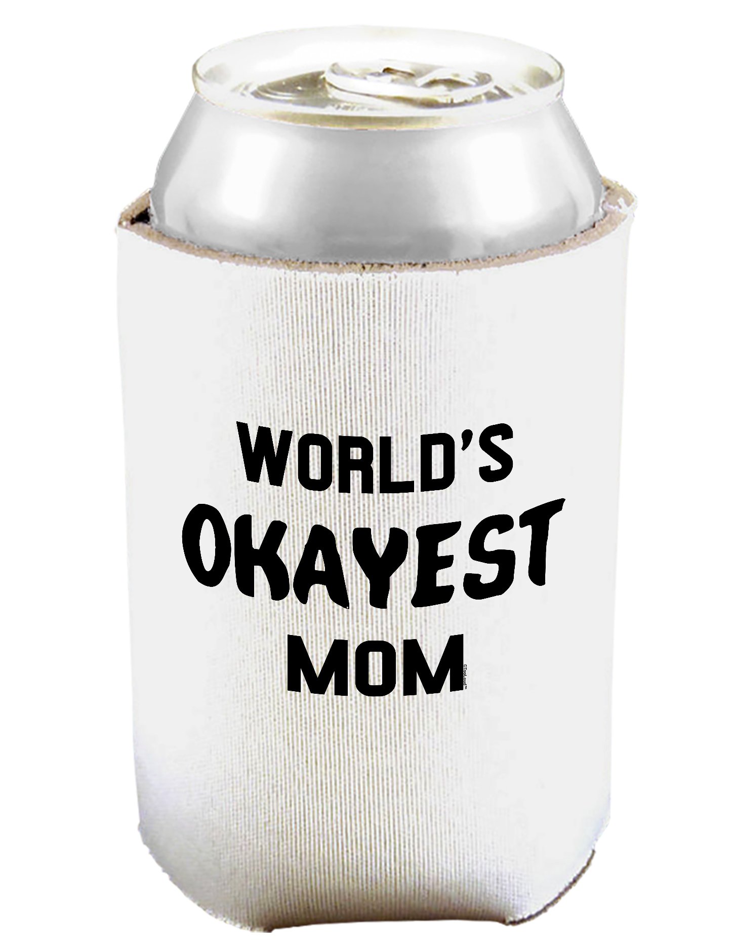 World's Best Mom Can & Bottle Insulator Cooler - 2 Pack White | Keeps Drinks Cold for 24 Hours | Perfect for Picnics, Beach Trips & Outdoor Adventures