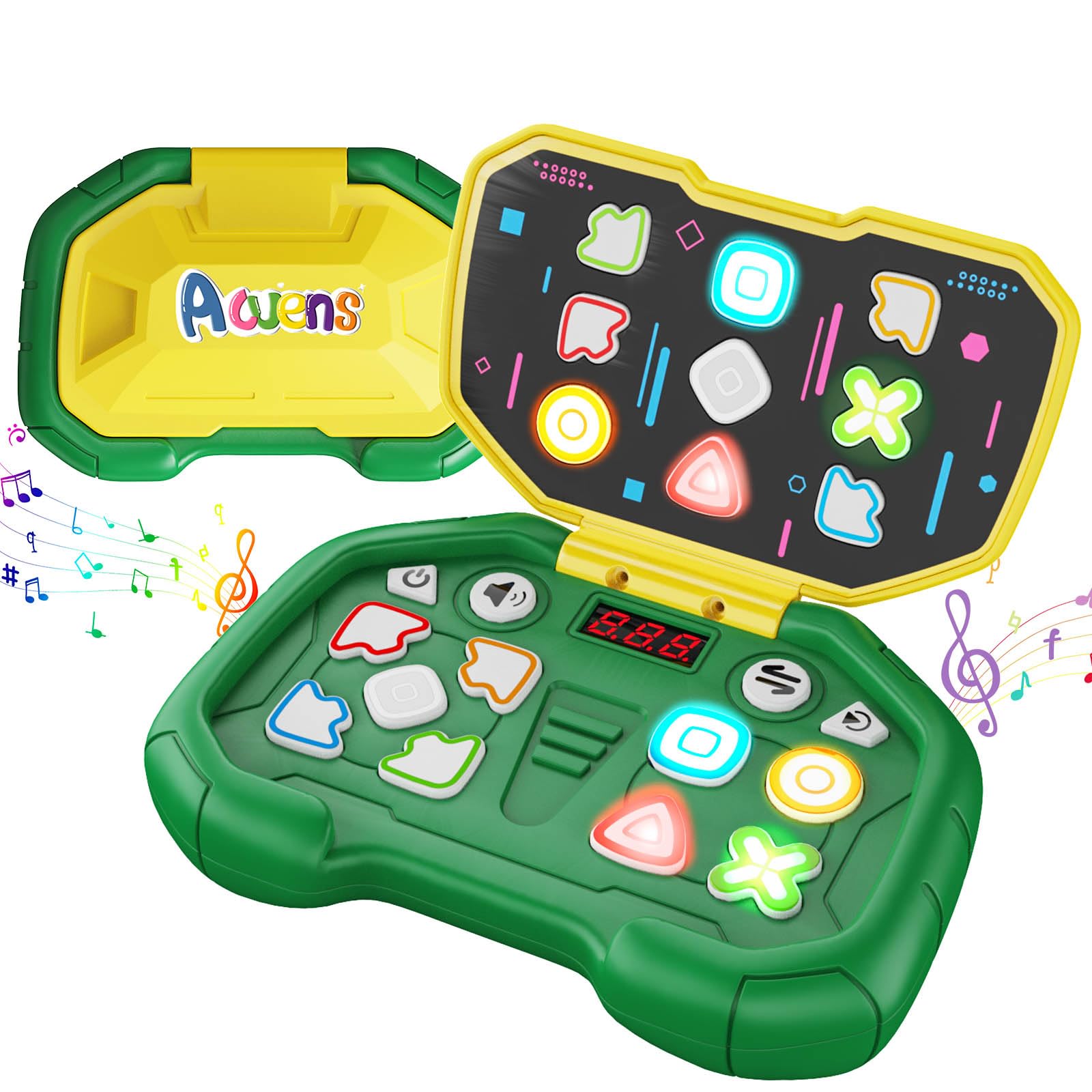 Handheld Dance Game for Kids - 4 Modes, 999 Levels, ADHD Sensory Fidget Toy, Fast Puzzle Game for Ages 6-12 | Birthday Gift for Boys & Girls (Green) | Perfect for Stress Relief, Classroom Breaks & Travel Entertainment