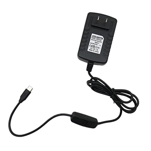 5V 3A Micro USB AC Wall Charger Adapter - Fast Charging Power Supply for Raspberry Pi 3/3B - Perfect for DIY Projects, Smart Home Devices & Electronics Charging