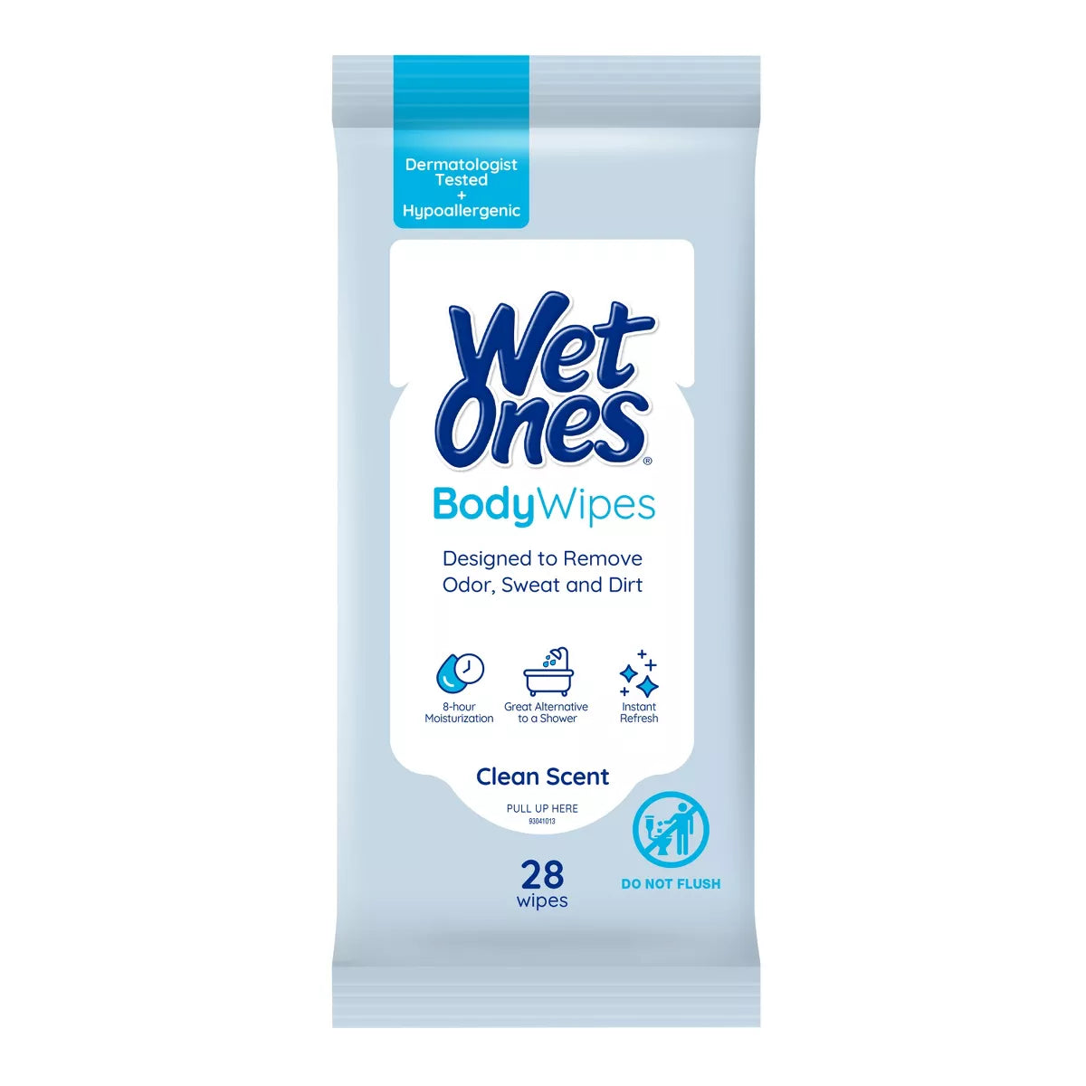 Wet Ones Antibacterial Body Wipes for Travel - 28 Count Pack | Fresh & Clean On-The-Go | Perfect for Camping, Gym & Outdoor Activities