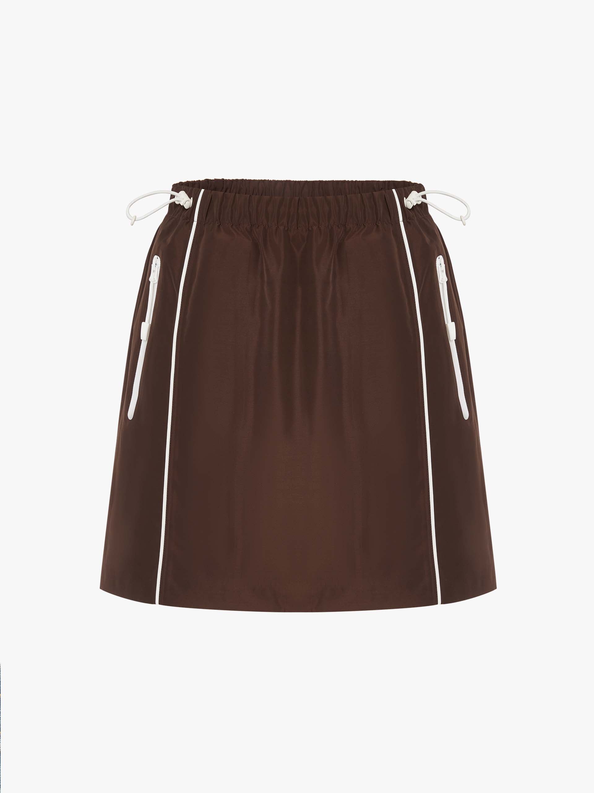 Stylish Drawstring Waist Mini Skirt for Women - Adjustable High Waist Denim Skirt - Perfect for Casual Outfits, Summer Dresses & Night Out