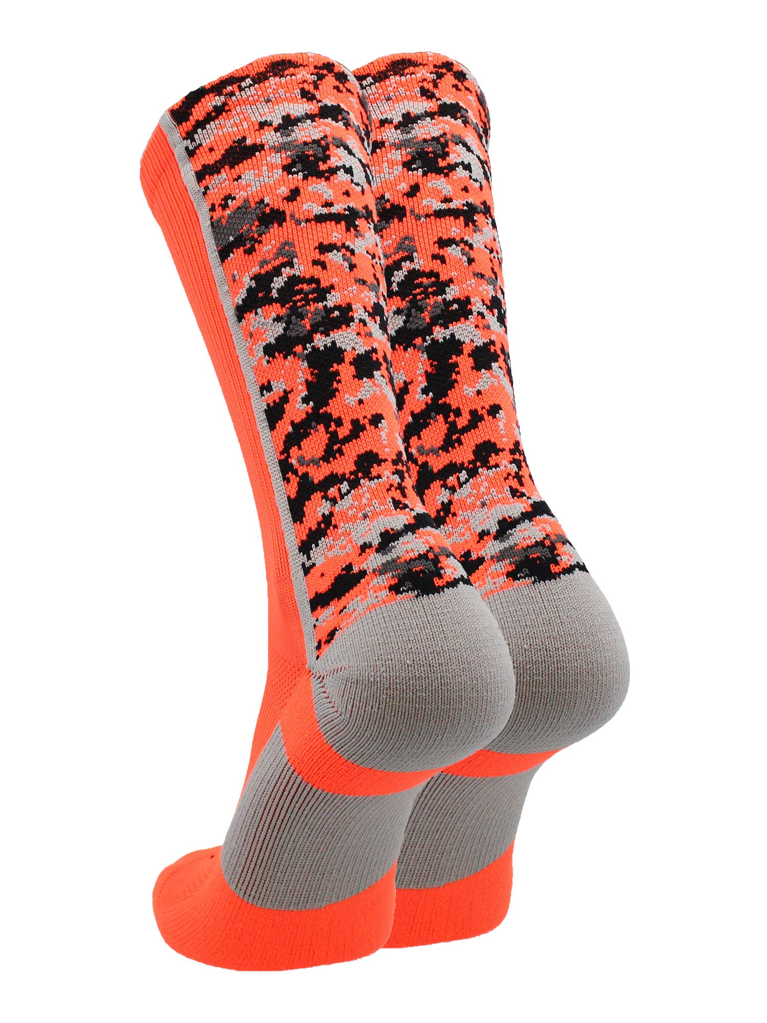 TCK Athletic Crew Socks - Digital Camo Sports Socks for Men - Moisture Wicking & Cushioned for Football, Basketball, Lacrosse - Perfect for Training, Games & Everyday Wear