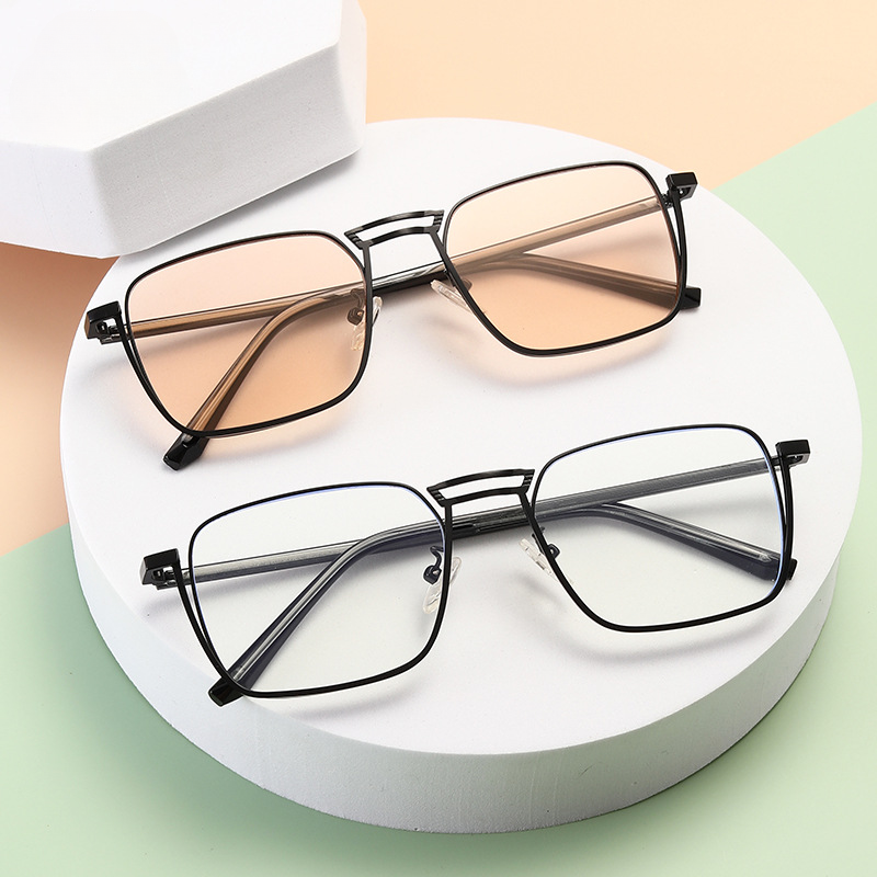 Vintage Square Full Rim Eyeglasses for Men & Women - Retro Style Frames for Reading, Fashion, and Daily Wear