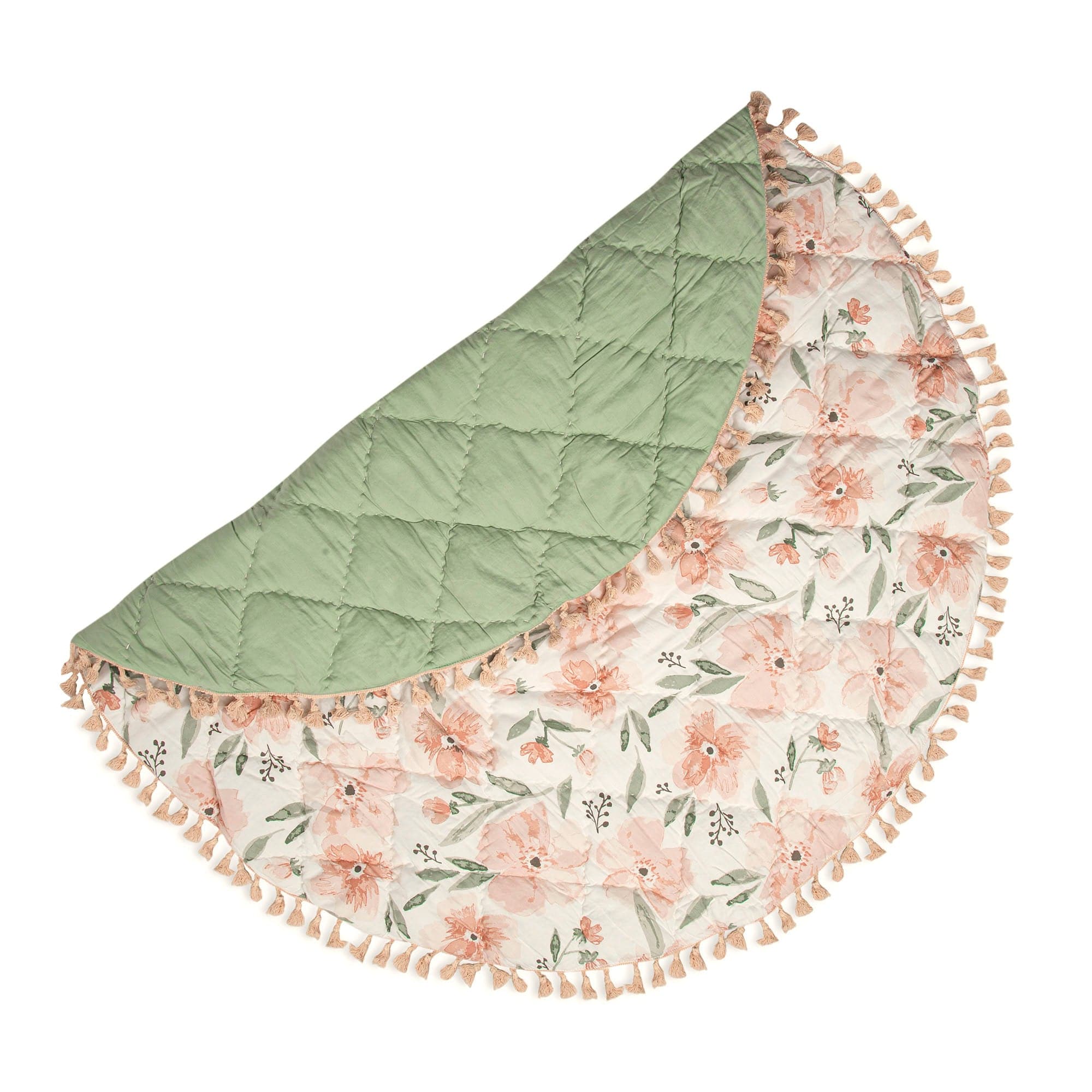 Crane Baby Parker Quilted Playmat - Soft & Safe Play Mat for Infants & Toddlers - Perfect for Nursery, Playroom & Daycare Floor Activities