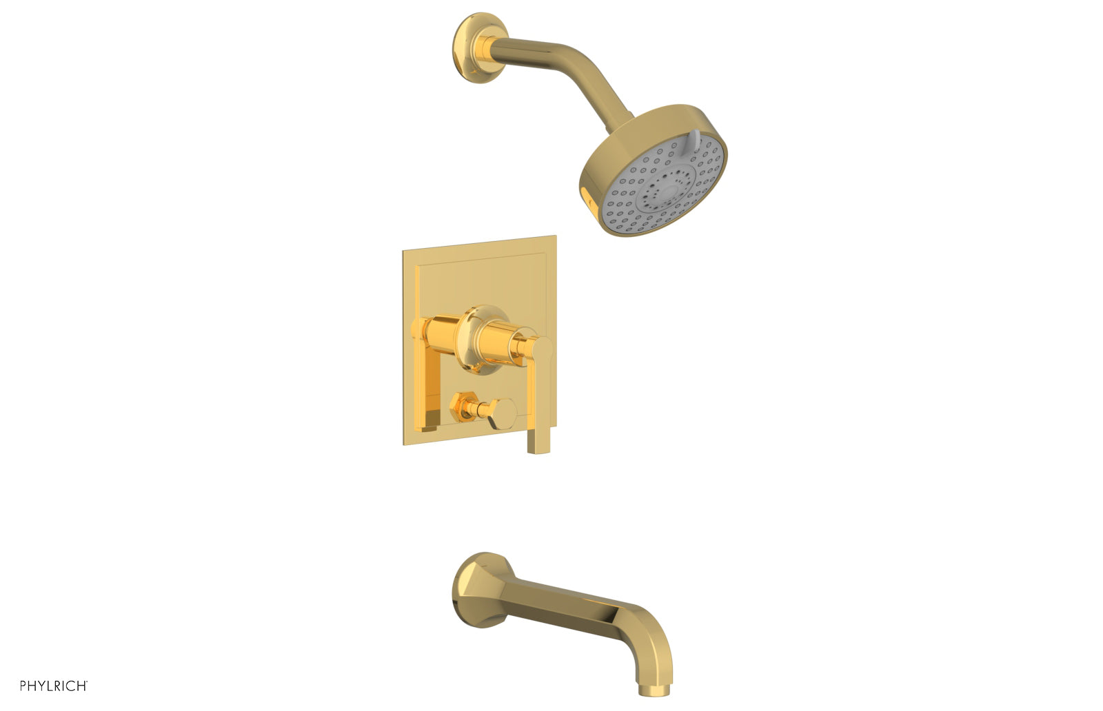 HEX MODERN Pressure Balance Tub and Shower Faucet Set 501 27 - Matte Black Bathroom Fixture for Modern Homes, Perfect for Bathroom Renovations and Spa-Like Showers