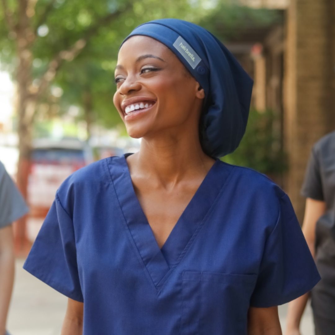 Hairbrella Scrub Cap with Satin Lining - Bundle & Save Deal | Perfect for Nurses, Doctors & Medical Professionals