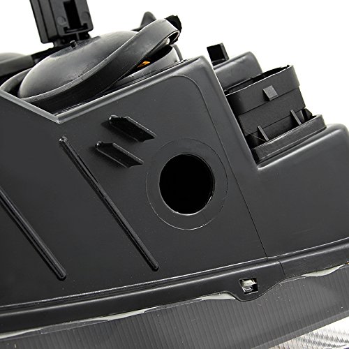 AKKON Black Bezel HID Xenon Headlights Replacement Set for Cadillac Escalade - Upgrade Front Lamps for Improved Night Visibility & Style | Perfect for Off-Roading, City Driving & Car Customization
