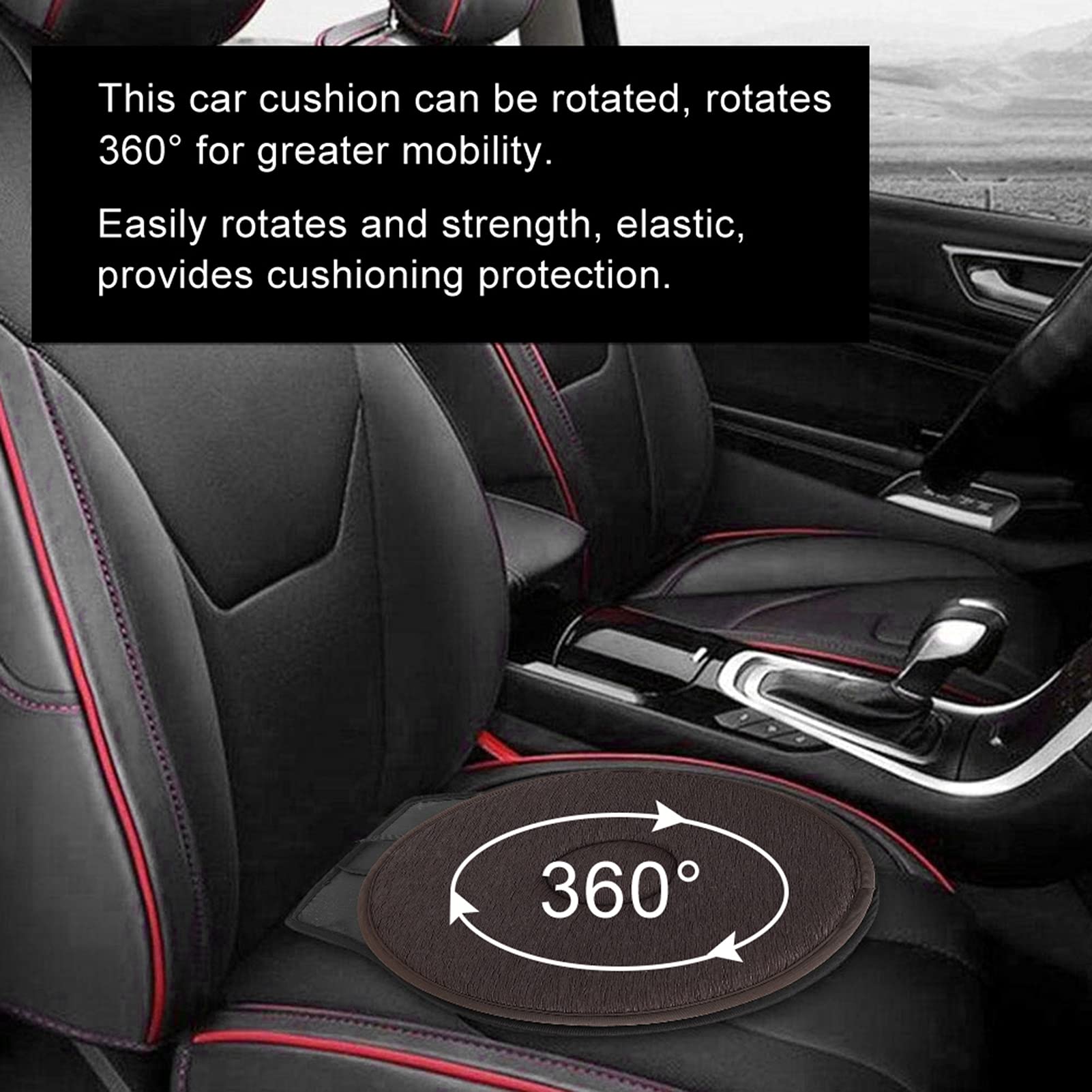 360 Degree Rotating Car Seat Swivel - Non-Slip Rotating Car Seat Cushion for Elderly & Disabled - Easy Entry/Exit for Cars, Trucks & SUVs - Perfect for Seniors, Pregnant Women & Mobility Challenges