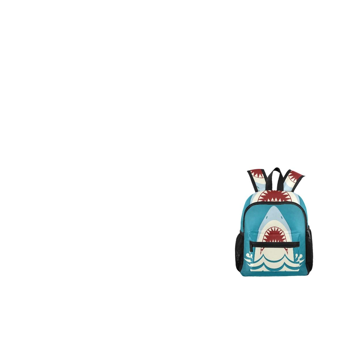 **Shark Tooth Jaws Kids Backpack for Boys & Girls Ages 3-7 - Durable & Lightweight School Bag for Preschool, Daycare & Outdoor Adventures**