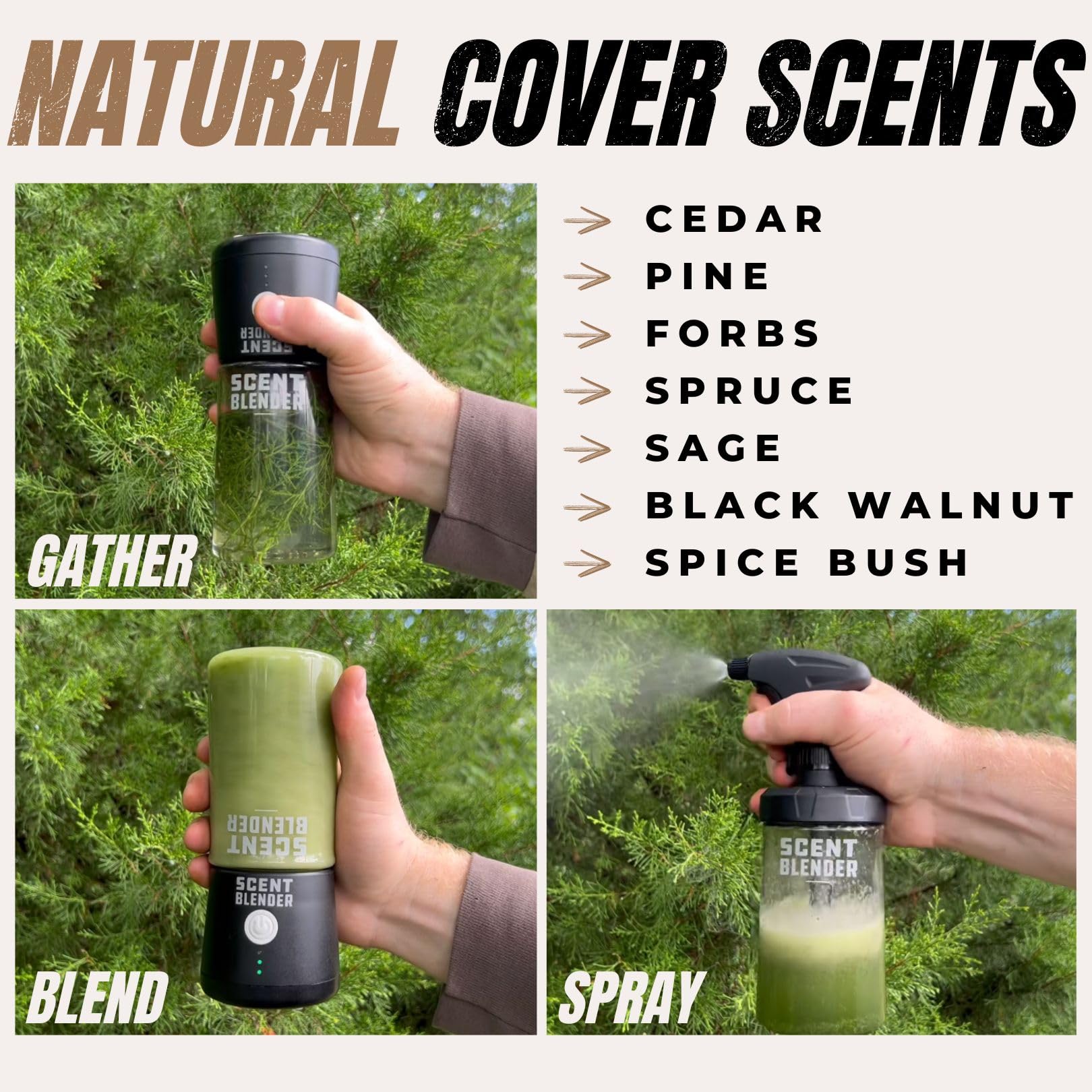 Best Deer Hunting Attractant Spray - Bear & Elk Scent Lure for Hunting & Trapping | Create Natural Cover Scents | Essential Hunting Gear for Outdoor Adventures
