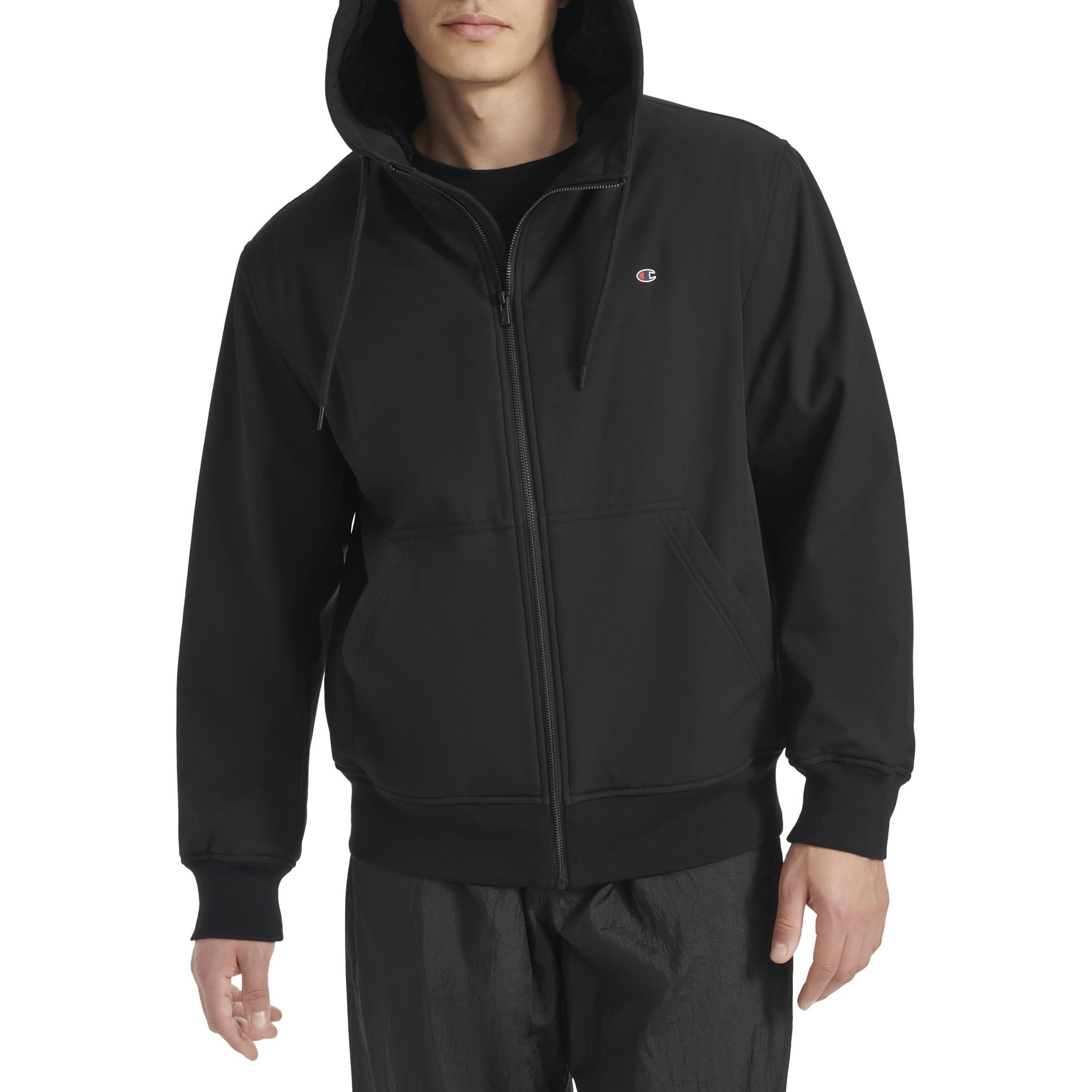 Champion Men's Sherpa Lined Hoodie - Warm Fleece-Lined Pullover Sweatshirt for Winter, Outdoor & Casual Wear