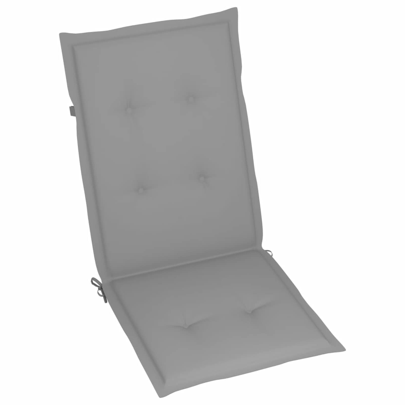 Premium 6-Piece Outdoor Chair Cushion Set - Water-Resistant Gray Patio Seat & Back Cushions (47.2