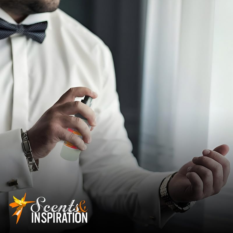 Scents & Inspiration Air Freshener & Body Mist for Men - Long Lasting Fragrance | Travel Size 4 Fl Oz | Fresh Scent for Gym, Office & Daily Use | Men's Cologne Alternative